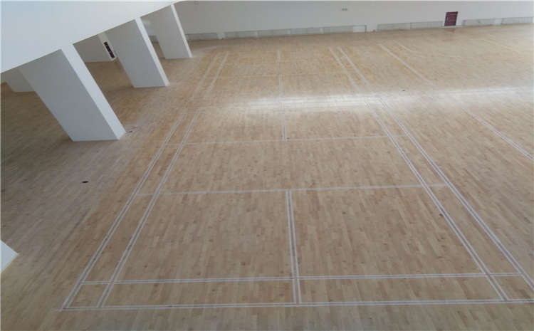 室內籃球館木地板