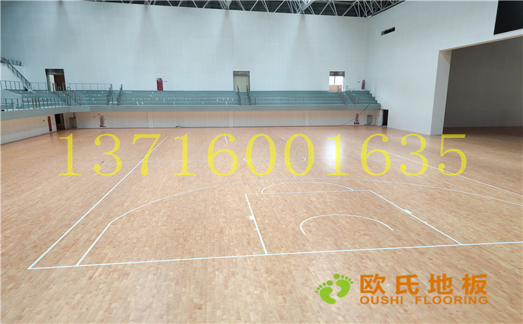 四川達(dá)州文理學(xué)院體育館木地板案例-歐氏運動木地板廠家